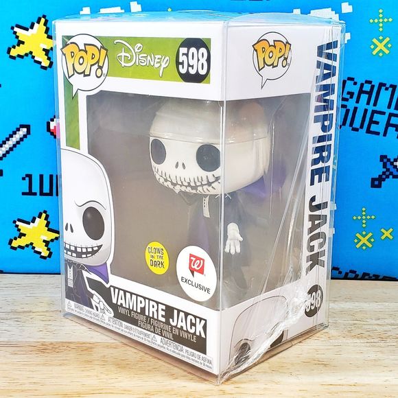 Funko PoP Nightmare Before Christmas Vampire Jack #598 GITD Exclusive + Protecto - Picture 6 of 10